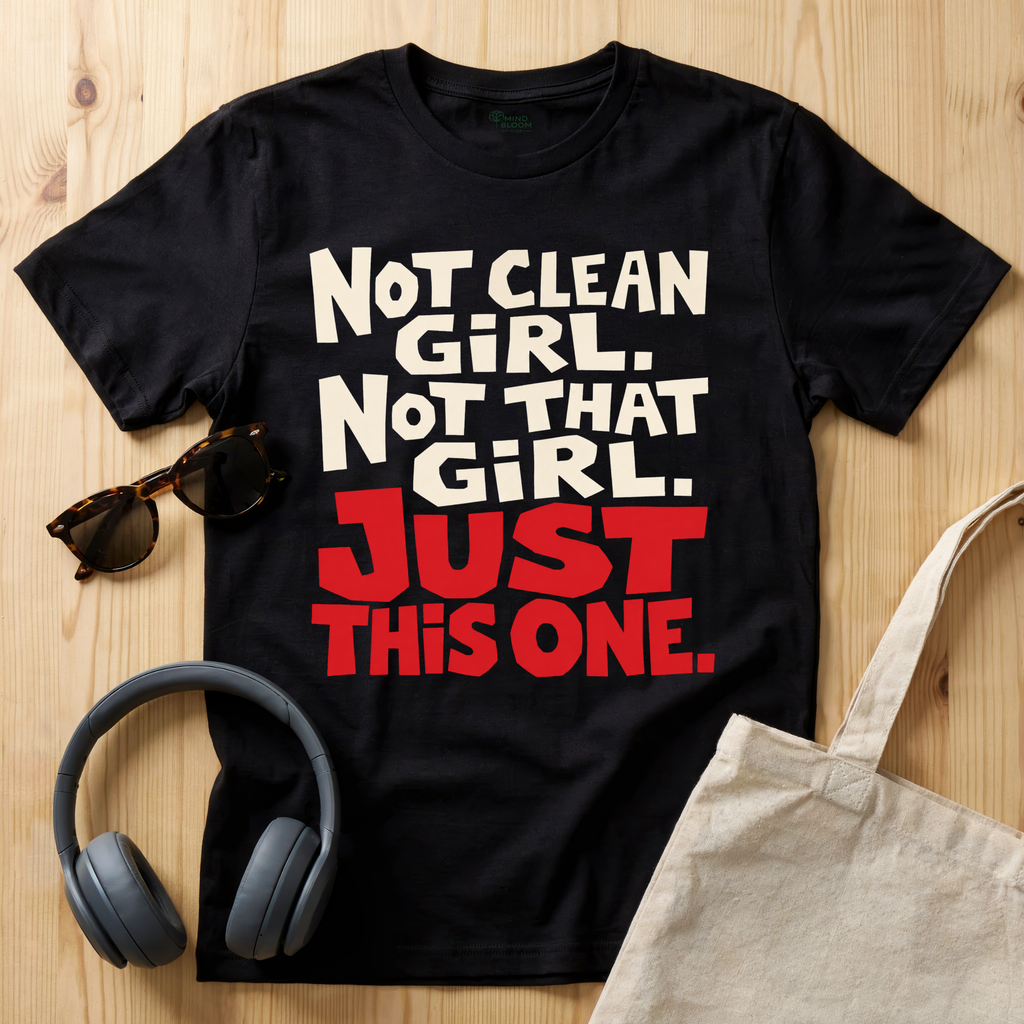 Not clean girl. Not that girl. Just this one T-Shirt