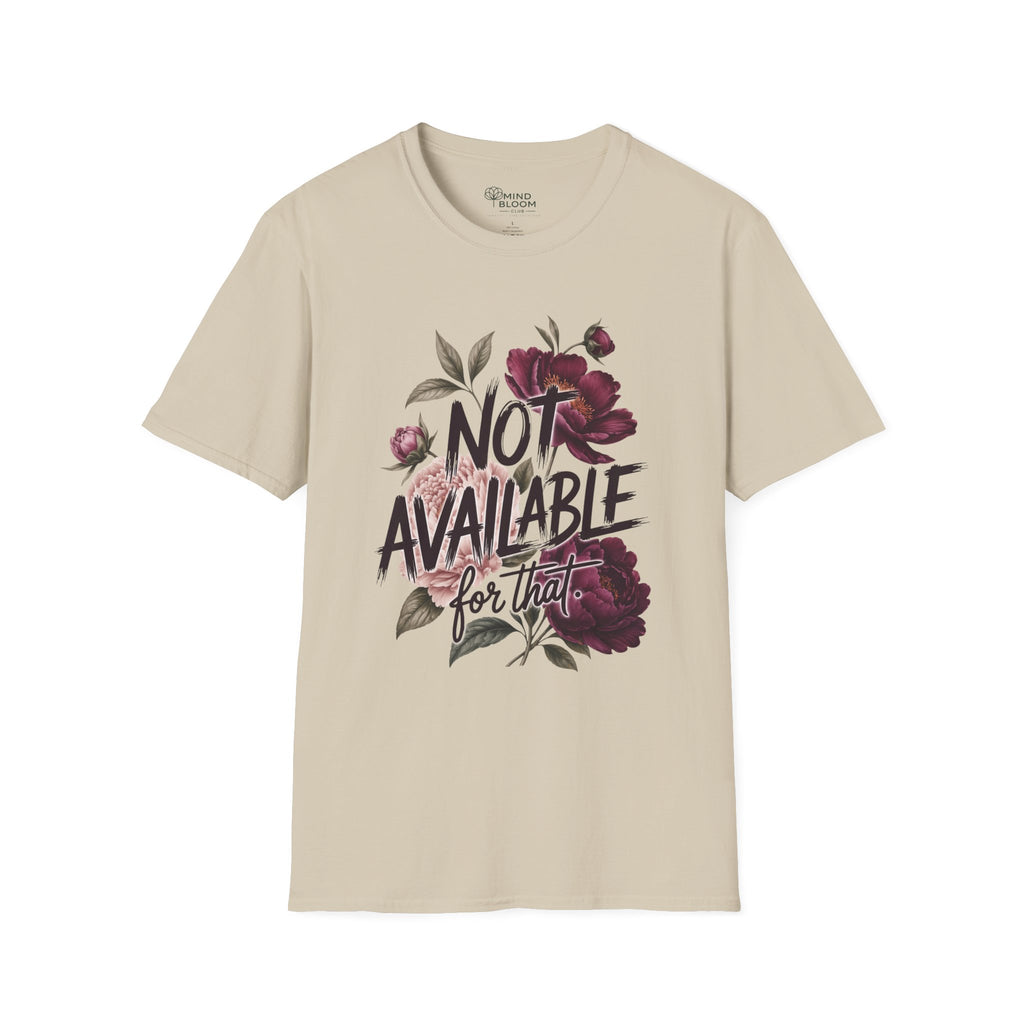 Not available for that T-Shirt