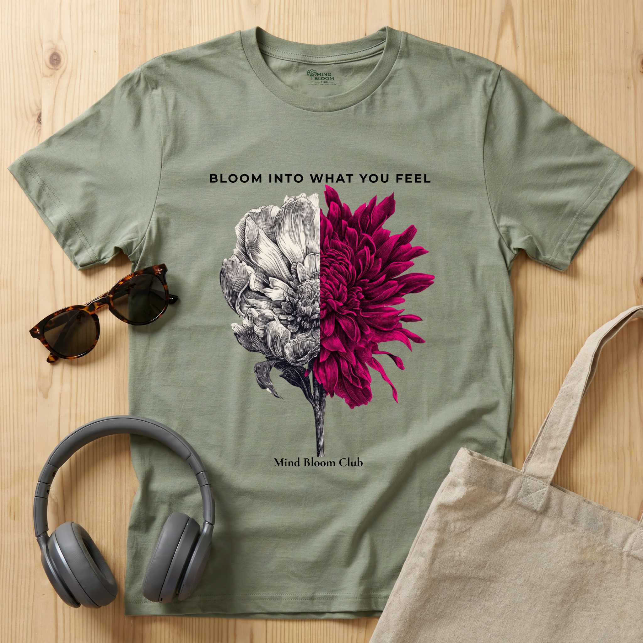 Bloom into what you feel T-Shirt