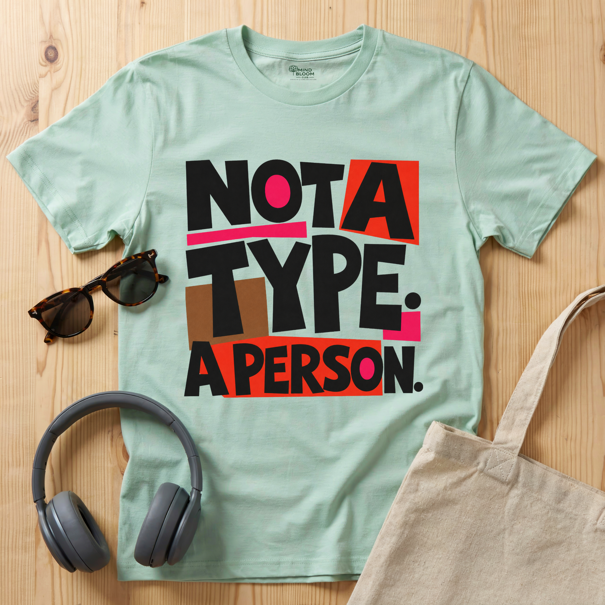 Not a type. A person T-Shirt
