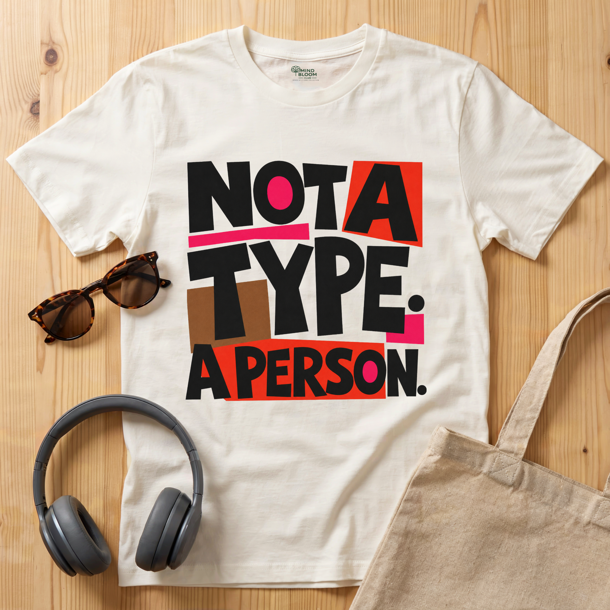 Not a type. A person T-Shirt